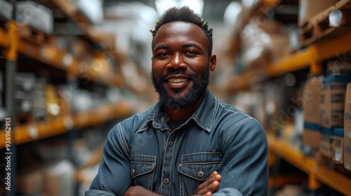 smiling hardware store employee