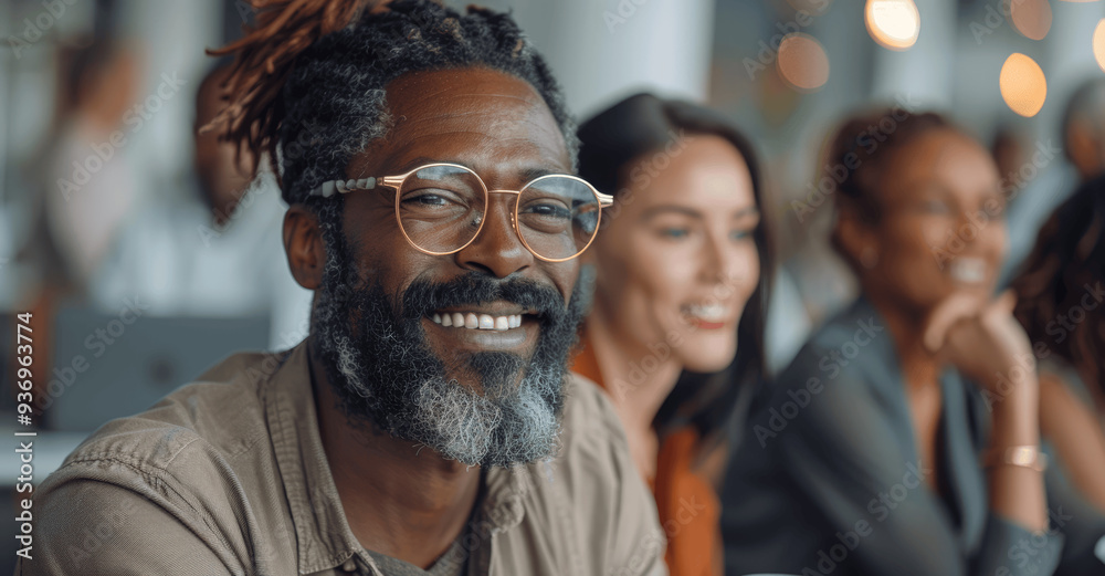 Diverse Team Laughing and Collaborating in Modern Office Meeting Diverse Team Laughing and Collaborating in Modern Office Meeting