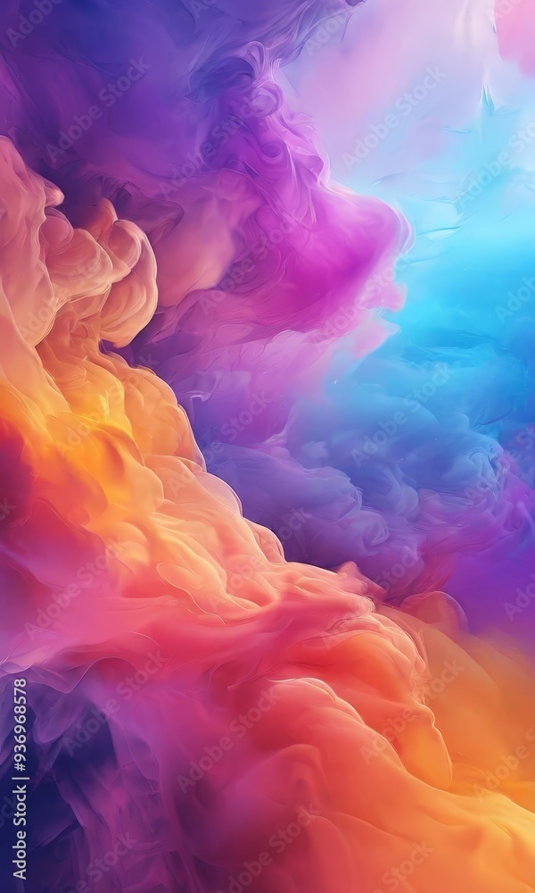 Fototapeta premium colorful smoke background