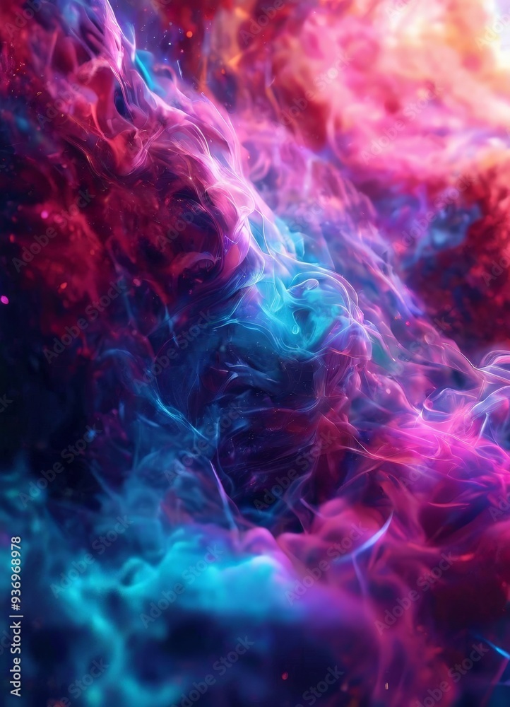 Obraz premium colorful smoke wallpapers hd