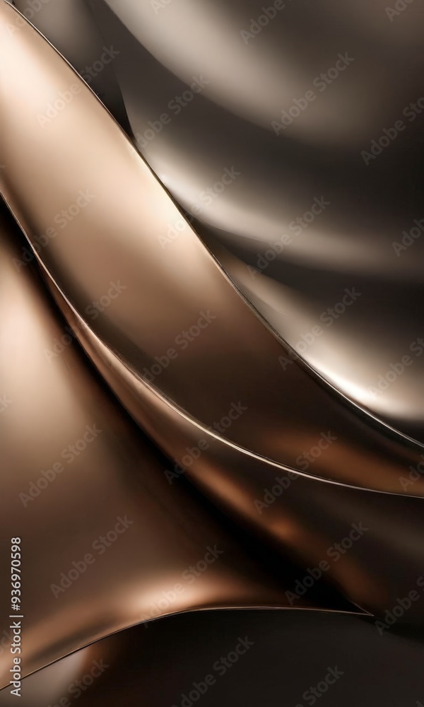 Naklejka premium brown and black background with smooth surface