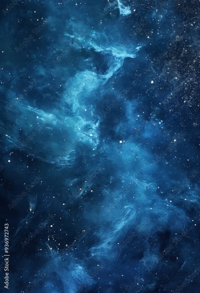 dark blue nebula space background with stars dark blue nebula space background with stars