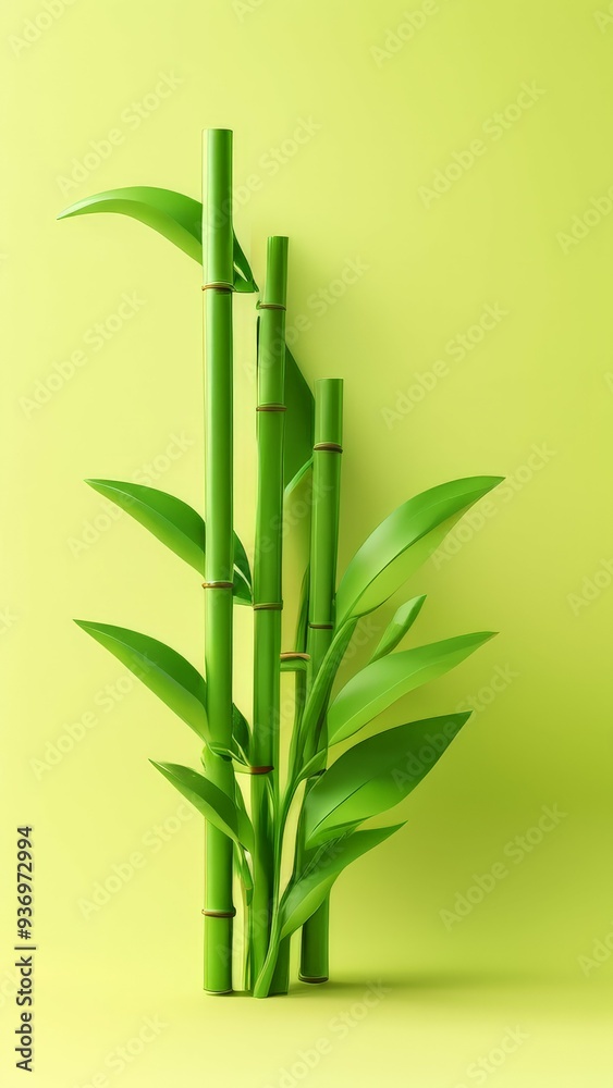 Naklejka premium bamboo