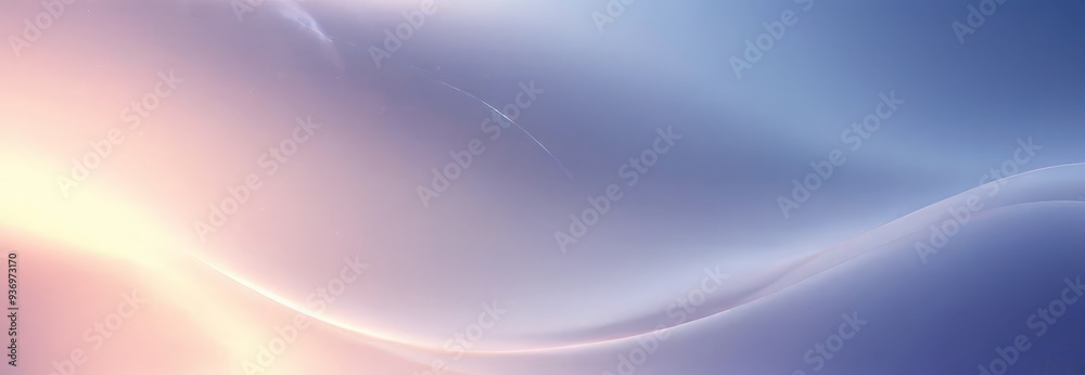 Obraz premium blue and pink background with white wave