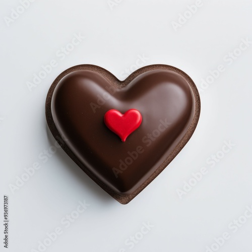 heart shaped chocolate