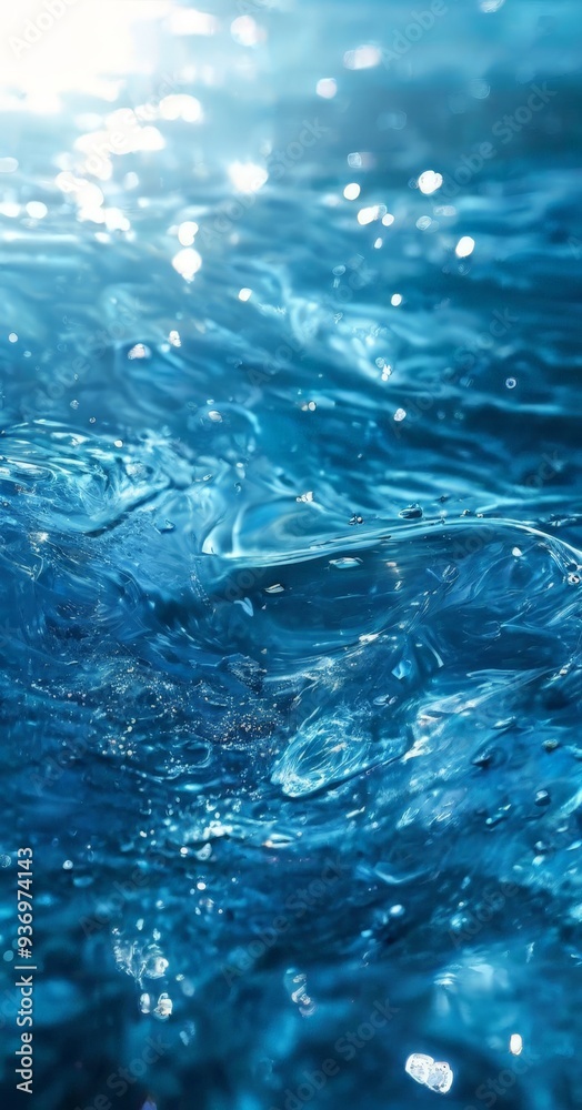 water background with blue and bubbles water background with blue and bubbles