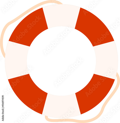 Marine safety lifebuoy symbol cartoon photo