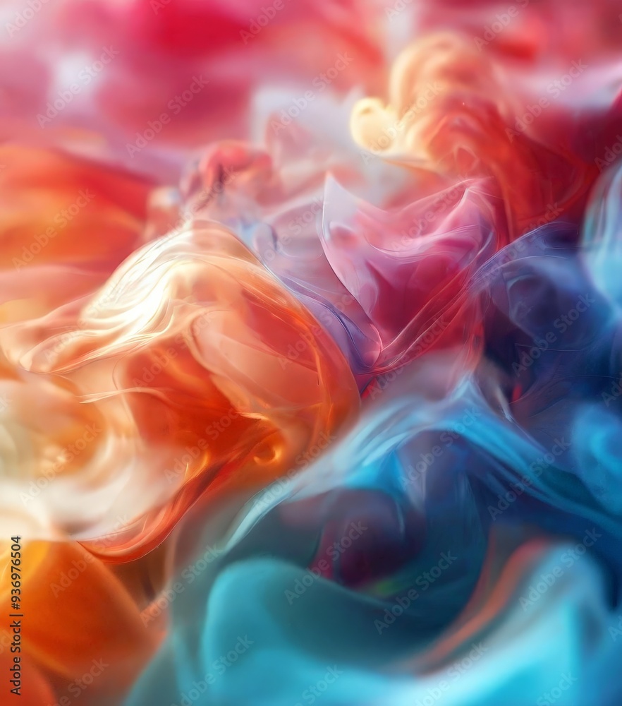 Fototapeta premium colorful smoke background