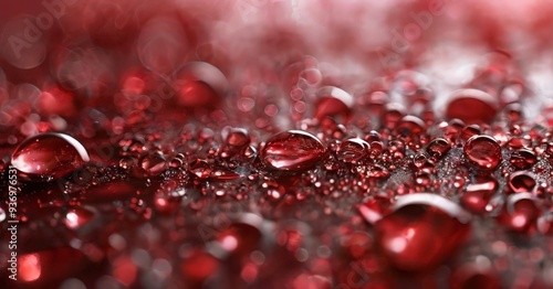 red water drops wallpaper