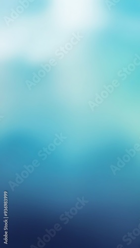 a background with a gradient blur effect, shifting from a deep ocean blue at the bottom to a lighter turquoise at the top. The blur should be soft and subtle, giving the image a tranquil and refresh