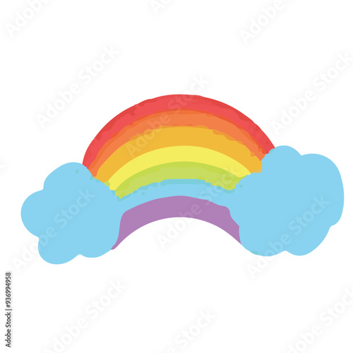 rainbow in the sky