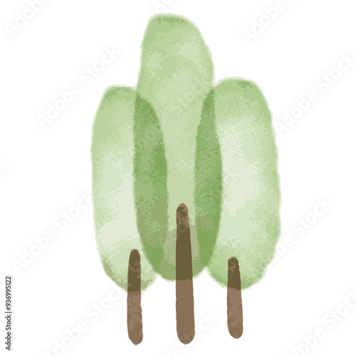 group of green trees love