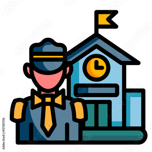 Building Security Icon