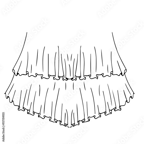 hand drawn illustration of a pencil