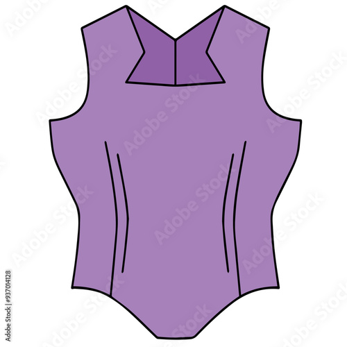 Fashion clothing illustration template vector