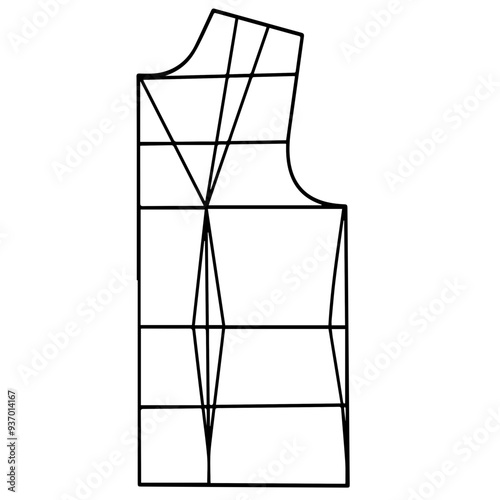 Master piece of shirt pattern