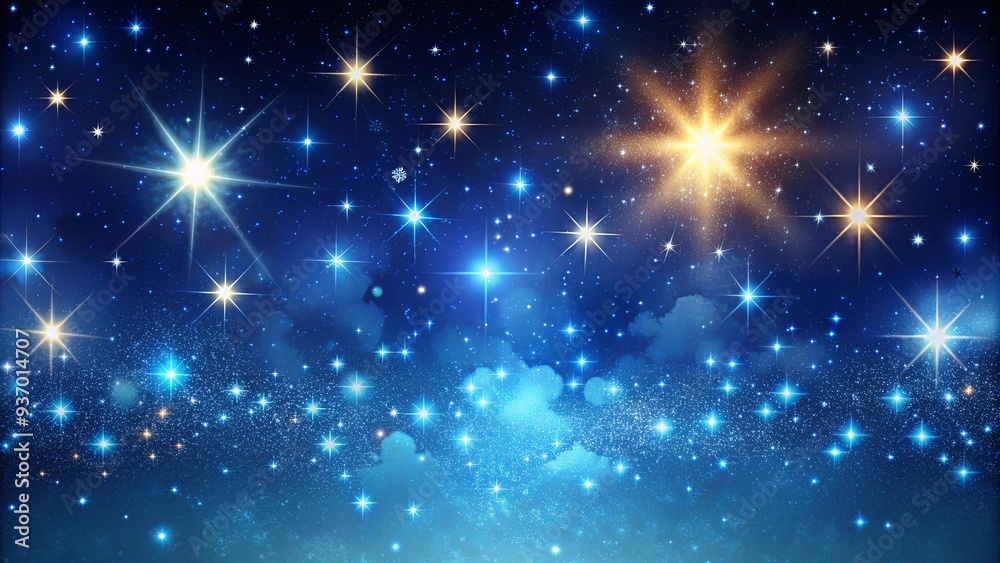 A mesmerizing background featuring a night sky filled with shining stars A mesmerizing background featuring a night sky filled with shining stars