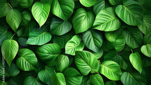 green leaves texture