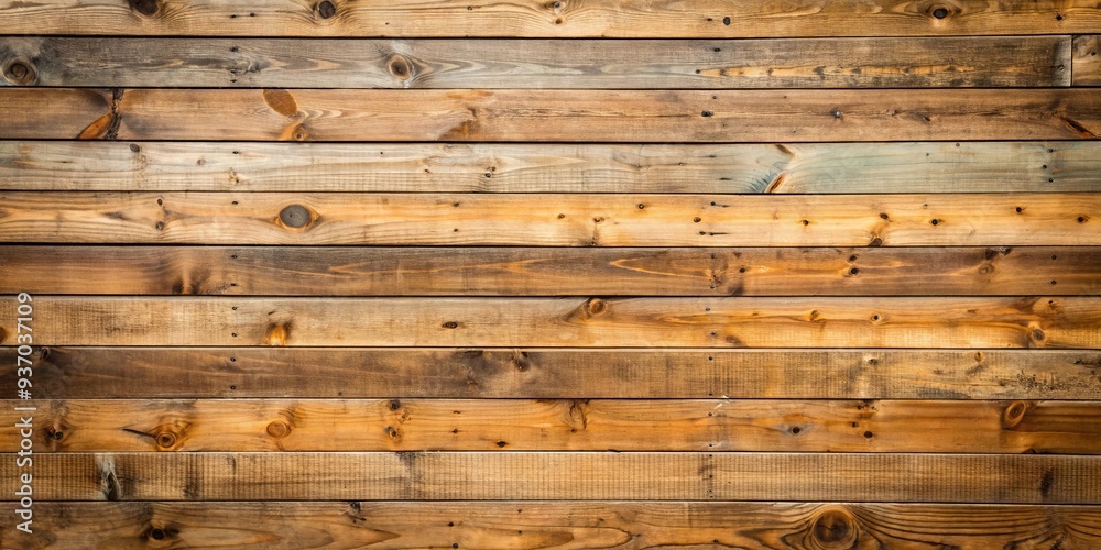 Naklejka premium Rustic wooden shiplap wall for a timeless aesthetic