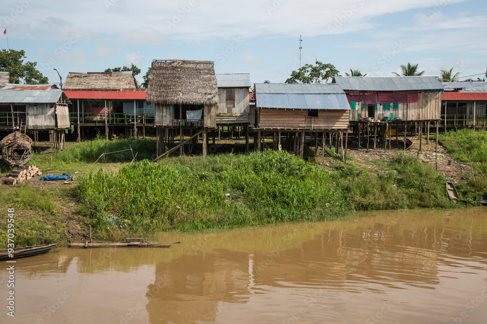 River Houses on Stilts in Nauta River Houses on Stilts in Nauta