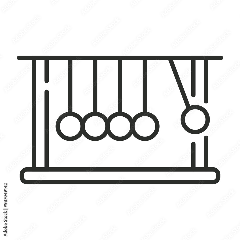 Pendulum outline icon, showing physics outline icon, editable vector illustration and transparent graphic element. Isolated on white background Pendulum outline icon, showing physics outline icon, editable vector illustration and transparent graphic element. Isolated on white background