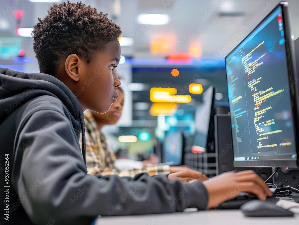 Teenage Coder Competes in Local Coding Competition Teenage Coder Competes in Local Coding Competition