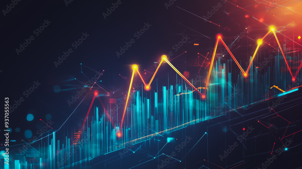 charts and graphs with statistics to analyze business potential and forecast future development of companies growth. charts and graphs with statistics to analyze business potential and forecast future development of companies growth.