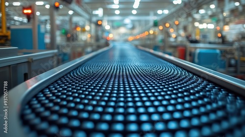 Wallpaper Mural Conveyor Belt in a Factory Torontodigital.ca