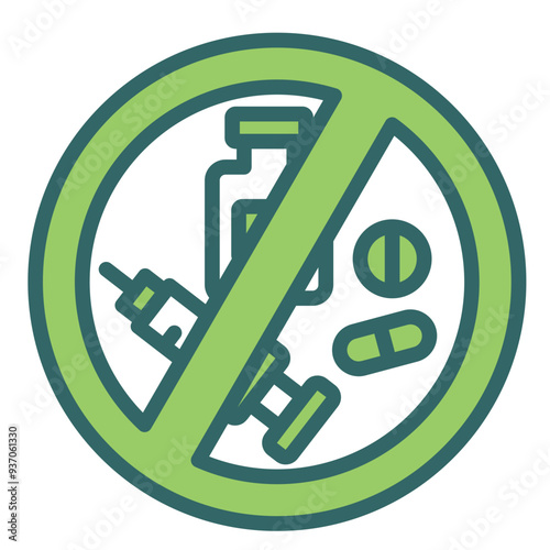 Drug Prevention Icon