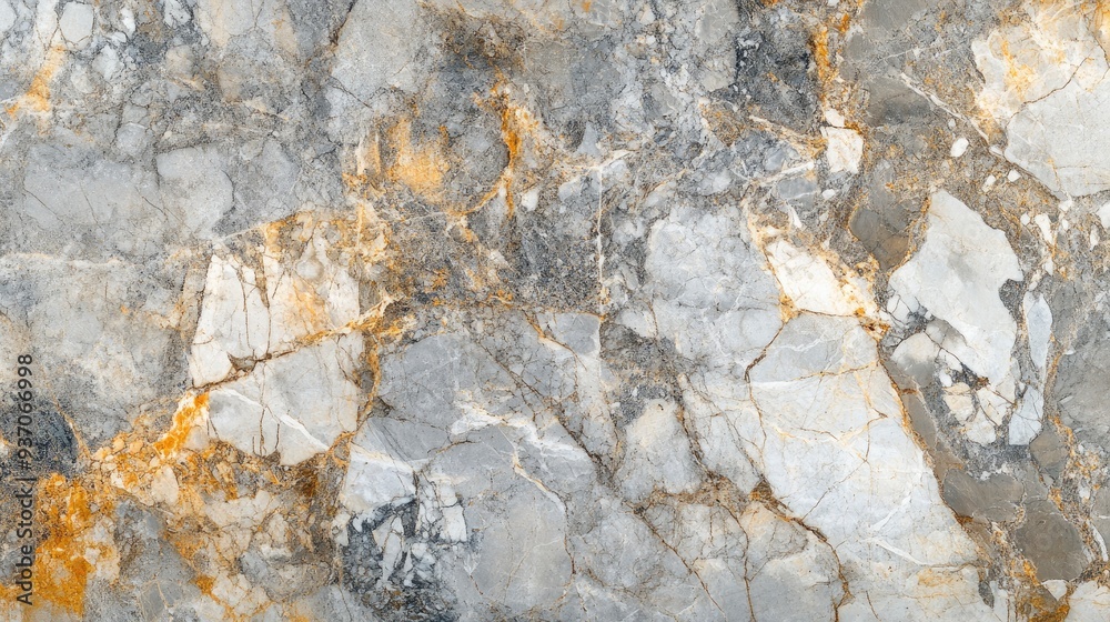 Fototapeta premium Marble Texture Background, Natural Breccia Marble Stone Texture For Abstract Interior Home Decoration Used Ceramic Wall Floor And Granite Tiles Surface Background, ai