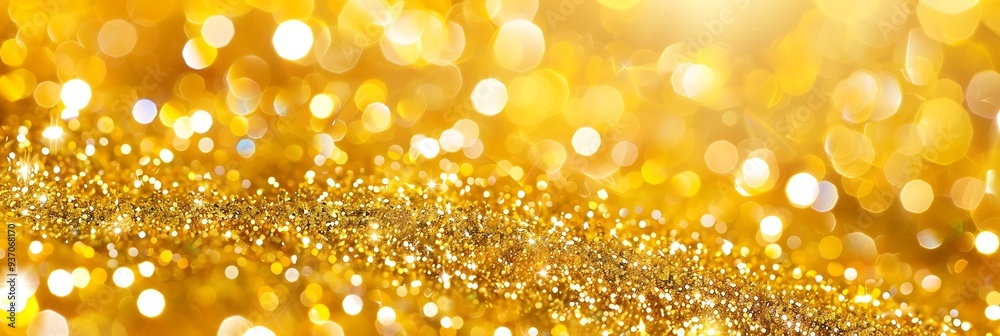 A luxurious yellow gold background, shimmering with powder that exudes pure richness. The golden hue glimmers with a radiant and opulent glow, creating a sense of wealth and grandeur
