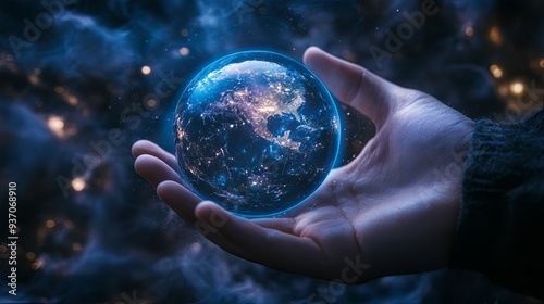 The world floats just above...