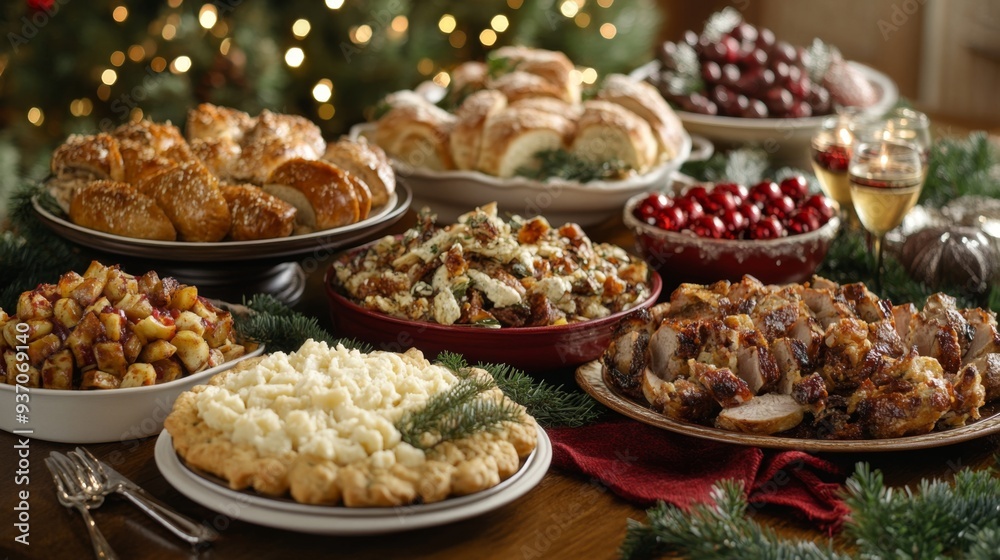 Festive Christmas Dinner Festive Christmas Dinner