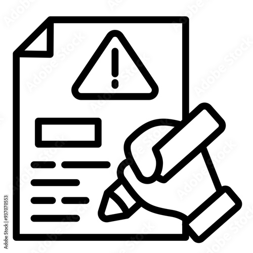 Incident Reporting Icon