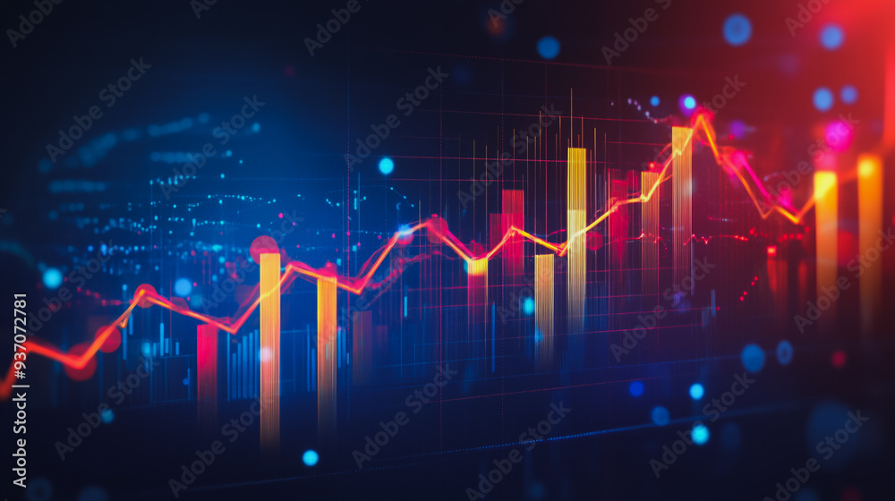 charts and graphs with statistics to analyze business potential and forecast future development of companies growth. charts and graphs with statistics to analyze business potential and forecast future development of companies growth.
