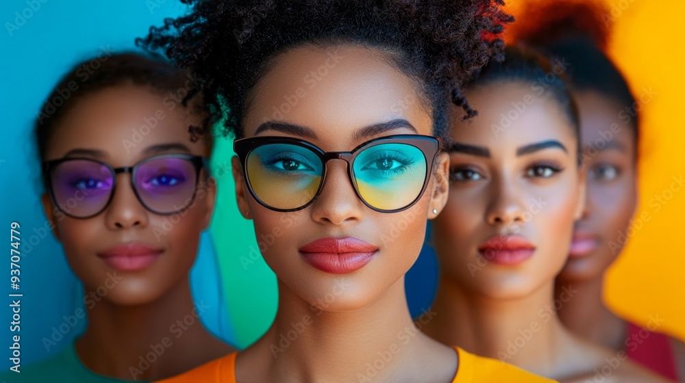 Four Diverse Women Wearing Four Diverse Women Wearing