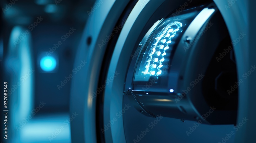 Close-up of a Futuristic Technology Device Close-up of a Futuristic Technology Device