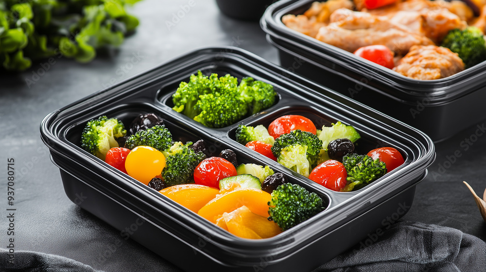 Convenient and Environmentally Friendly Meal Container for Fresh Homemade Meals, Ideal for Work, School, and Gym Convenient and Environmentally Friendly Meal Container for Fresh Homemade Meals, Ideal for Work, School, and Gym