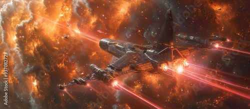 Space Battle in the Nebula