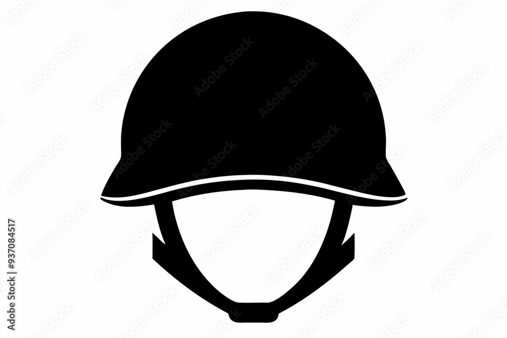 Helmet silhouette vector, military helmet silhouette vector illustration
Helmet silhouette vector, military helmet silhouette vector illustration
