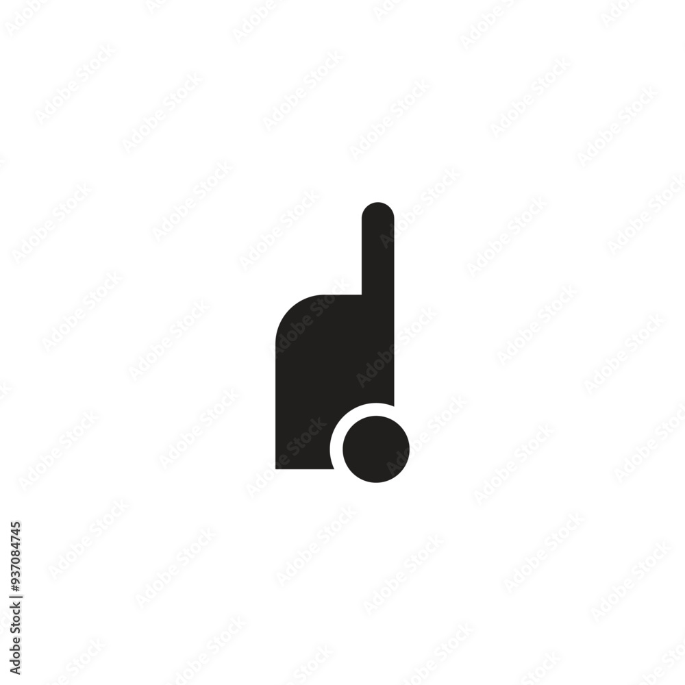 Logo suitcase unique design with blank background Logo suitcase unique design with blank background