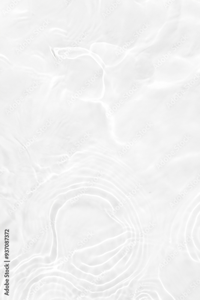 Fototapeta premium Close-up of Calm White Water with Ripples and Bubbles