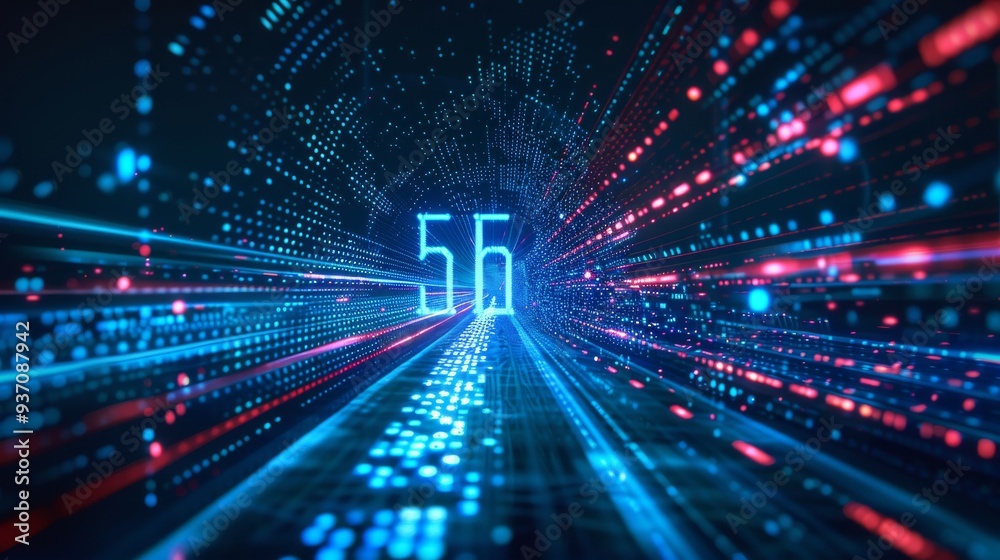 5G or 6G dot line mobile technology. Wireless data network and connection technology concept. high-speed, futuristic background. vector design. 5G or 6G dot line mobile technology. Wireless data network and connection technology concept. high-speed, futuristic background. vector design.