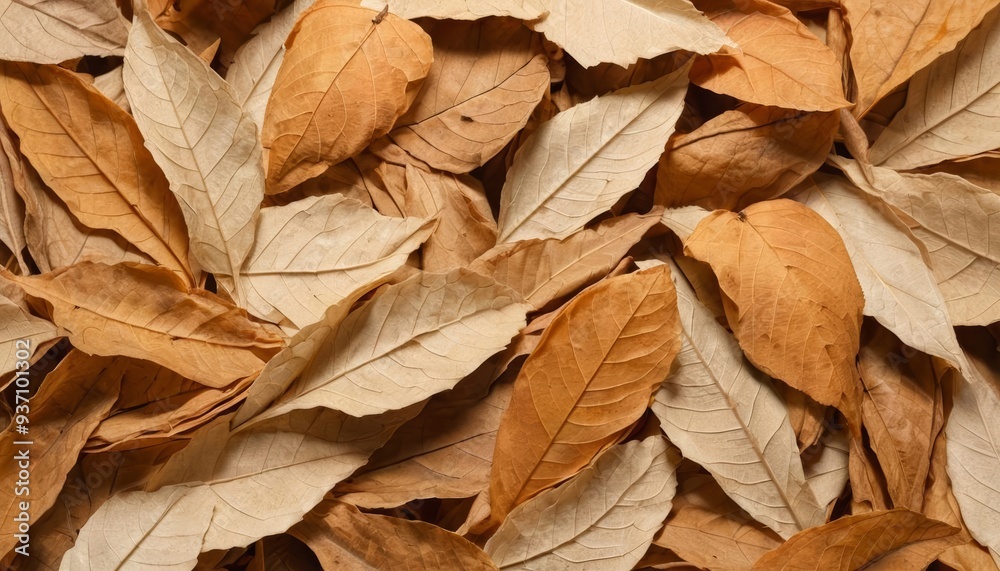 Autumns palette in a pile of fallen leaves Autumns palette in a pile of fallen leaves
