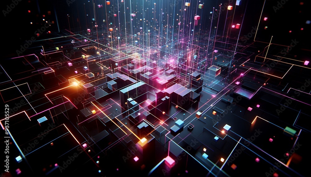 Obraz premium Abstract dark background