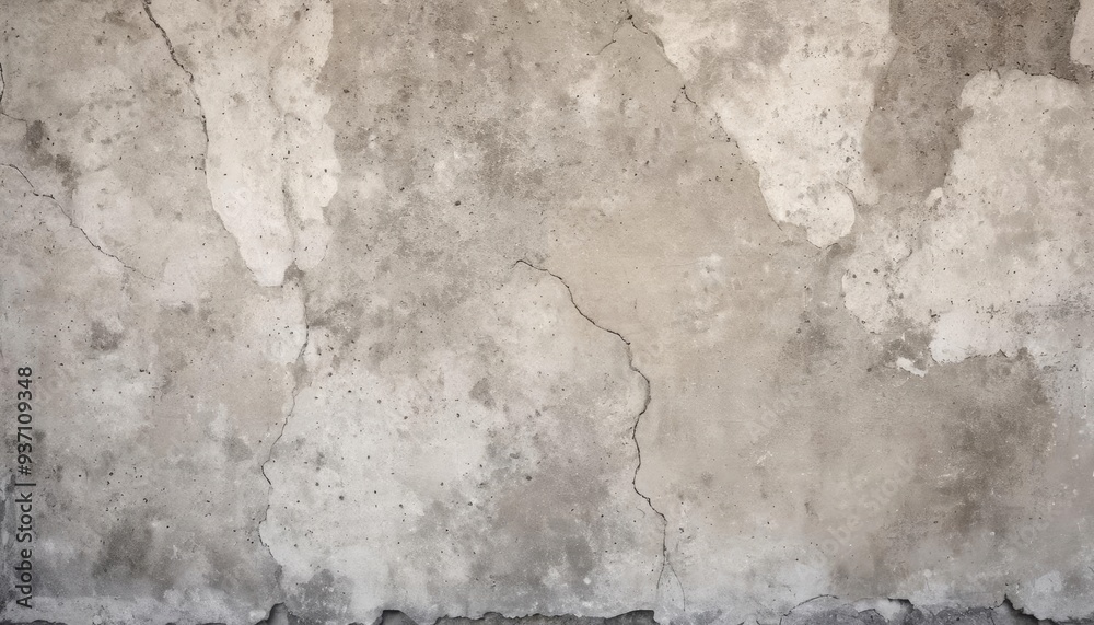 Obraz premium Textured concrete wall with peeling paint