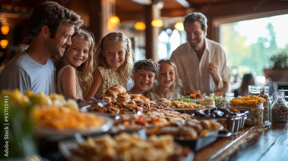 Happy Family Enjoying a Happy Family Enjoying a