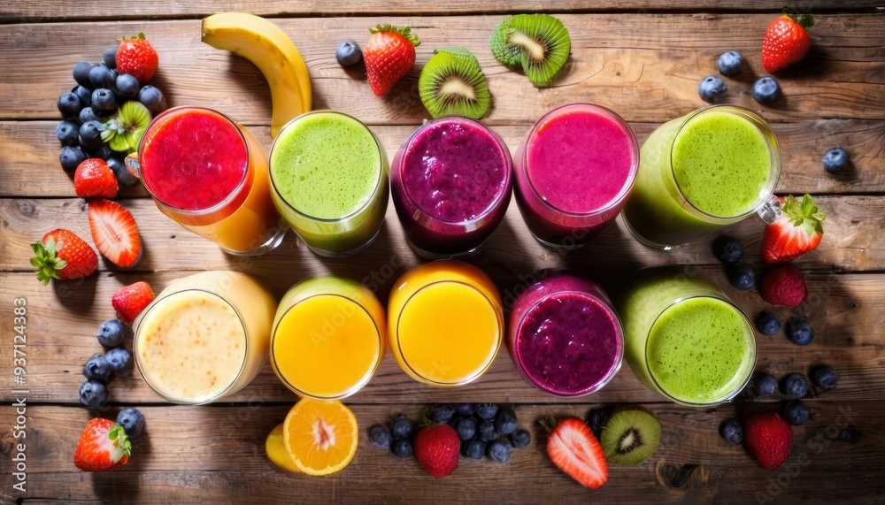 Vibrant Smoothies A Rainbow of Health Vibrant Smoothies A Rainbow of Health