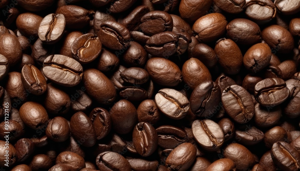Aromatic coffee beans ready to brew Aromatic coffee beans ready to brew