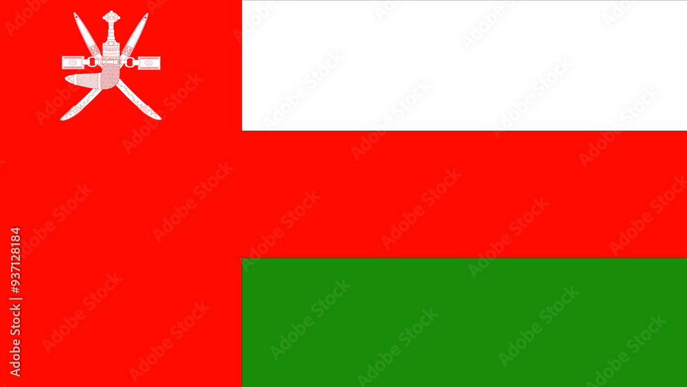 oman Country Flag Illustrative oman Country Flag Illustrative